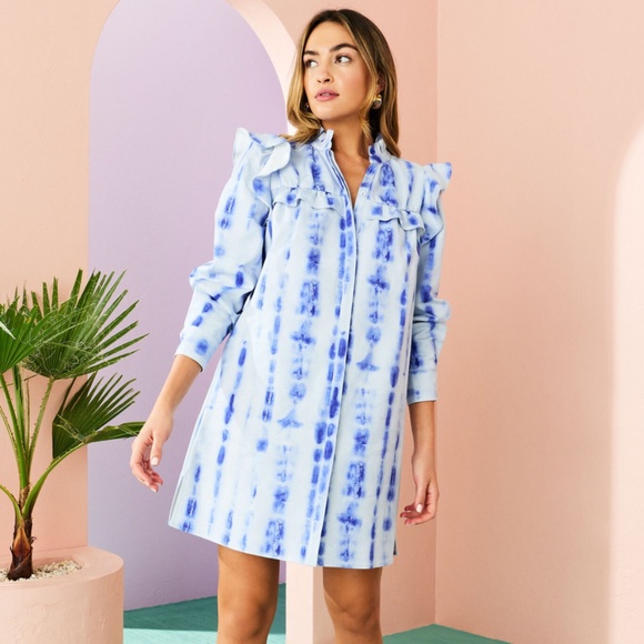 Marie Oliver Westin Dress - Large - Ocean Dye - Picture 1 of 8